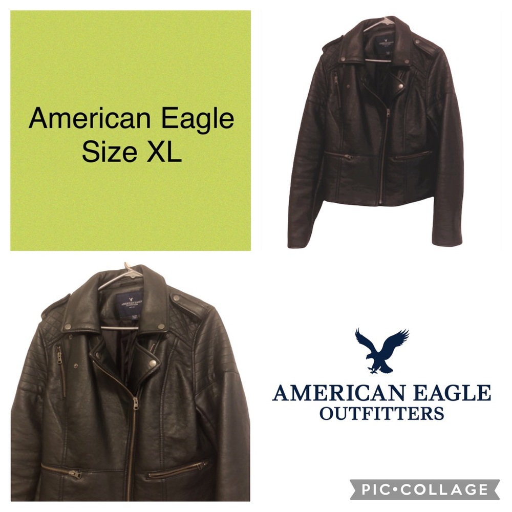 American Eagle (Size XL) Faux Leather Jacket